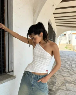 Nude Project Laca Top White Hot