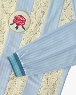 Nude Project Lace Football Polo Baby Blue Best