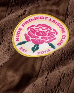 Nude Project Lace Football Polo Brown Online