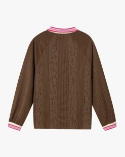 Nude Project Lace Football Polo Brown Online