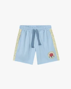 Nude Project Lace Football Short Baby Blue Outlet