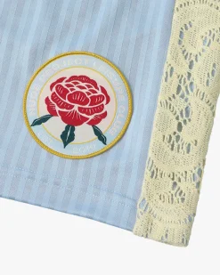 Nude Project Lace Football Short Baby Blue Outlet