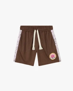 Nude Project Lace Football Short Brown Hot