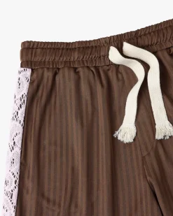 Nude Project Lace Football Short Brown Hot