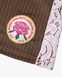 Nude Project Lace Football Short Brown Hot
