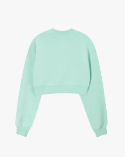 Nude Project Lacy Cropped Sweatshirt Green Online