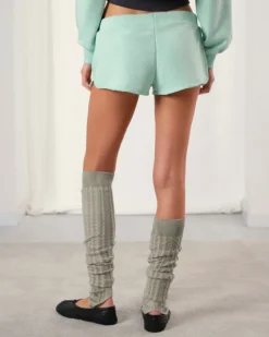 Nude Project Lacy Short Mint Green New