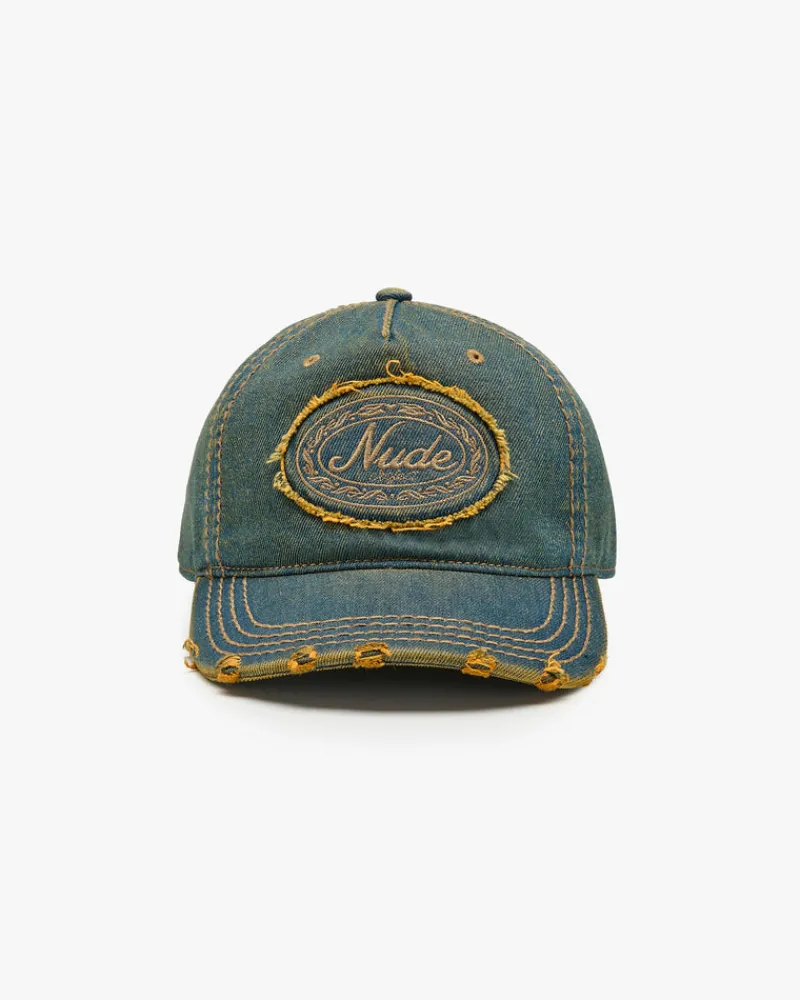 Nude Project Laurel Denim Cap Green New