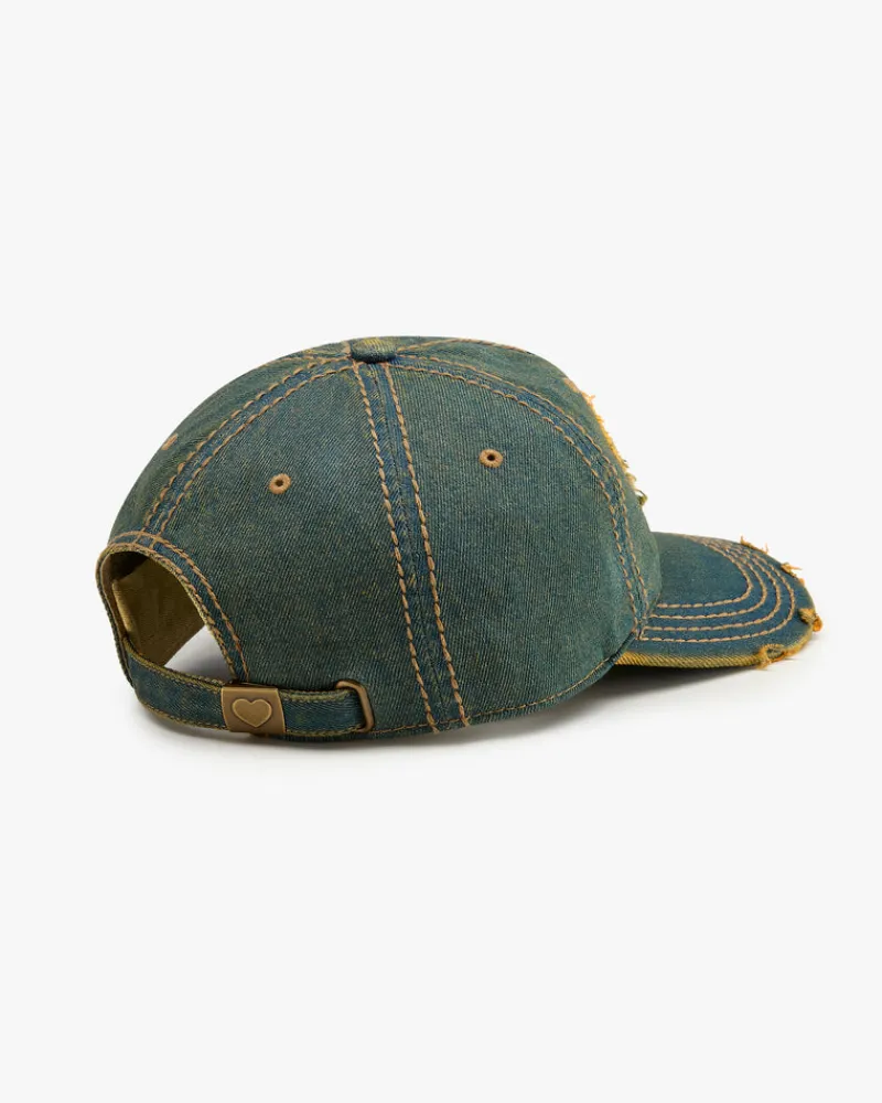 Nude Project Laurel Denim Cap Green New