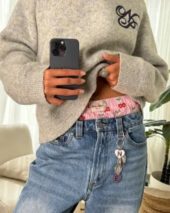 Nude Project Le Marais Knit Sweater Grey Clearance