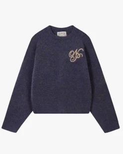 Nude Project Le Marais Knit Sweater  Navy Fashion