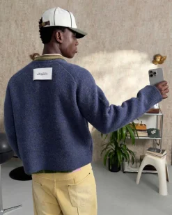 Nude Project Le Marais Knit Sweater  Navy Fashion