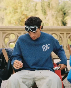 Nude Project Le Marais Knit Sweater  Navy Fashion