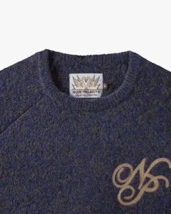 Nude Project Le Marais Knit Sweater  Navy Fashion