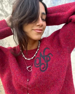 Nude Project Le Marais Knit Sweater Red Online