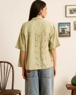 Nude Project Leaf Shirt Green Discount