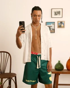 Nude Project Leaf Shirt White Sale