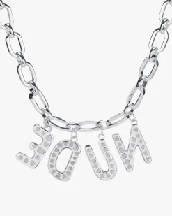 Nude Project Letter Chain Silver Fashion
