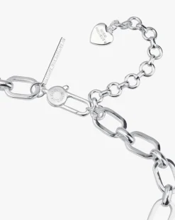 Nude Project Letter Chain Silver Fashion