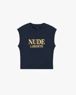 Nude Project Liberté Top Navy Best