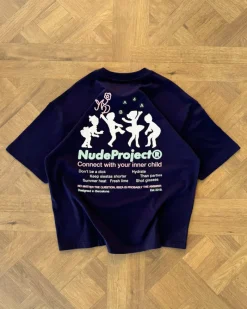 Nude Project Lil'Rebel Tee Navy Fashion