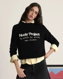 Nude Project Liqueza Knit Black Sale