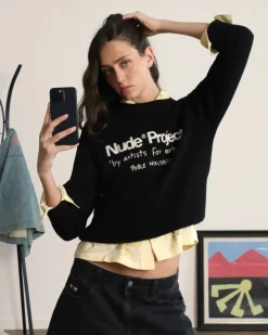 Nude Project Liqueza Knit Black Sale