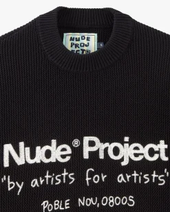 Nude Project Liqueza Knit Black Sale