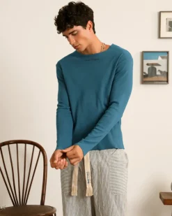 Nude Project Liquid Longsleeve Tee Windward Blue Fashion