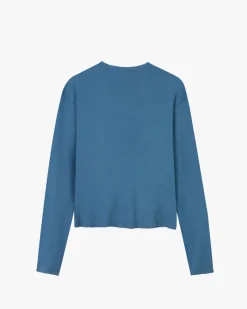 Nude Project Liquid Longsleeve Tee Windward Blue Fashion