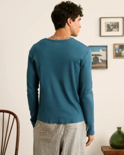 Nude Project Liquid Longsleeve Tee Windward Blue Fashion