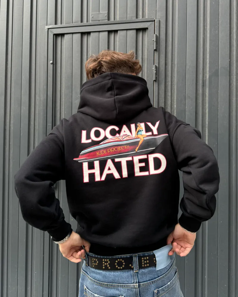 Nude Project Locally Hated Hoodie Black Online