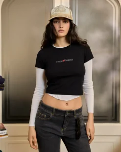 Nude Project Logo Top Black Discount