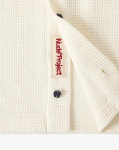 Nude Project Marbella Waffle Shirt Off-White Best