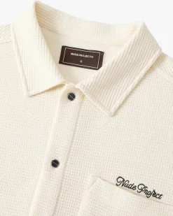 Nude Project Marbella Waffle Shirt Off-White Best