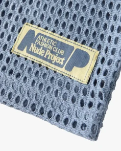 Nude Project Mesh Tee Blue Discount