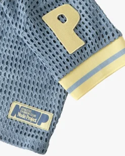 Nude Project Mesh Tee Blue Discount