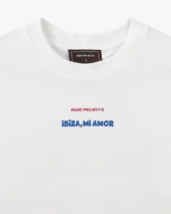 Nude Project Mi Amor Tee White New