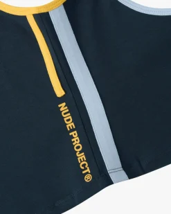 Nude Project Mojito Tank Top Navy Hot