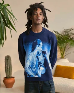 Nude Project Mom Knit Sweater Blue Online