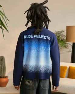 Nude Project Mom Knit Sweater Blue Online