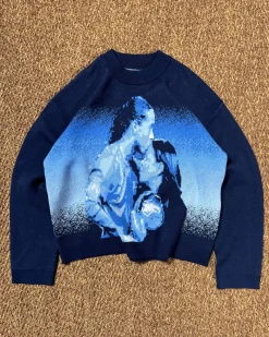 Nude Project Mom Knit Sweater Blue Online