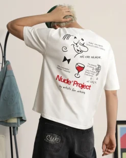 Nude Project Más Vino Tee Marshmellow Sale
