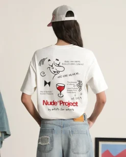 Nude Project Más Vino Tee Marshmellow Sale