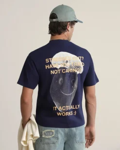 Nude Project Mushroom Tee Navy New