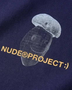 Nude Project Mushroom Tee Navy New