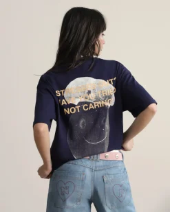 Nude Project Mushroom Tee Navy New