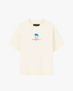 Nude Project Mushroom Tee Soft Yellow Clearance