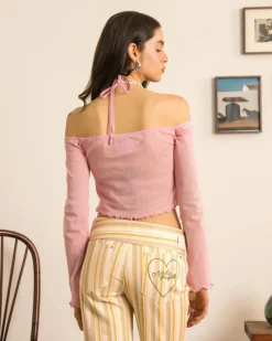 Nude Project Not Your Baby Top Pink Hot