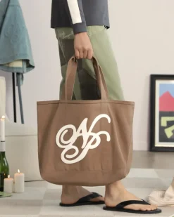 Nude Project NP Tote Bag Brown Clearance